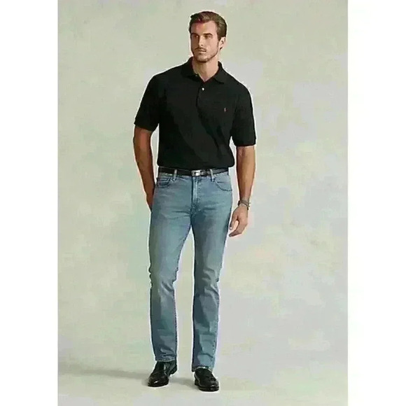 NEW! Polo Ralph Lauren Men's 42X30 Hampton Relaxed Straight Jean - Picture 1 of 4